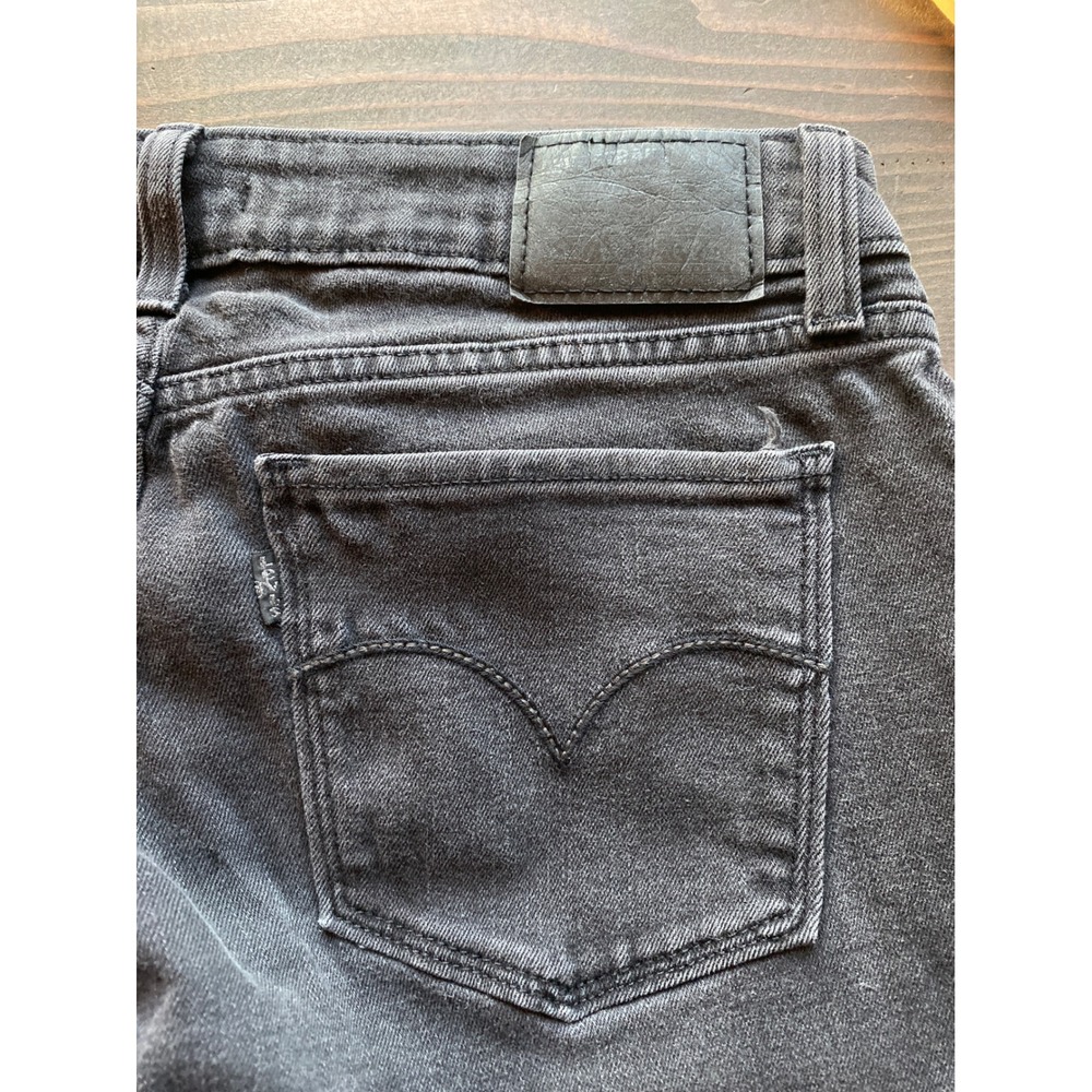 Levis 535 Super Skinny Jeans 29 Dark Wash Black Denim Minimalist Classic Pants - Picture 6 of 13